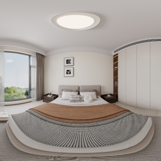 现代中古次卧2全景