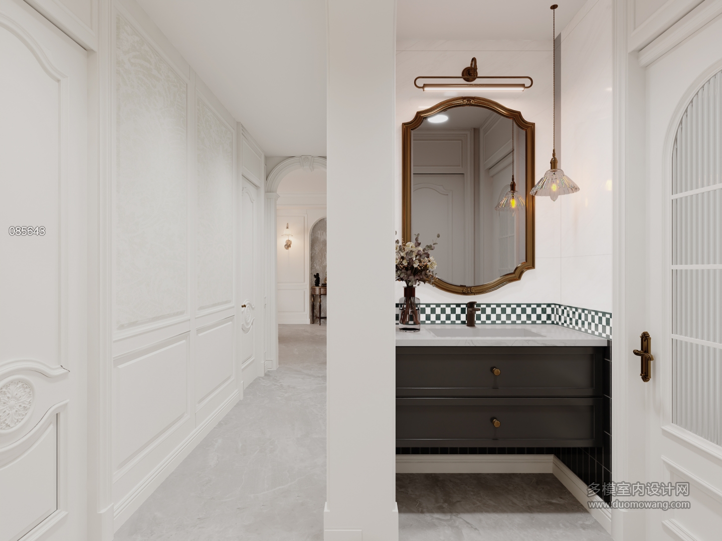 美式卫生间单张