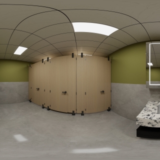 现代教培机构卫生间