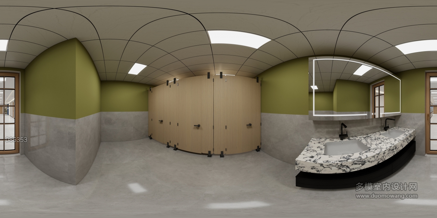 现代教培机构卫生间
