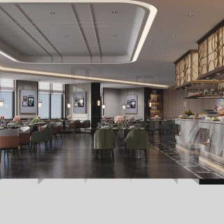 现代全日制餐厅 (2)