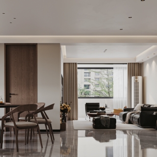 现代客餐厅特写