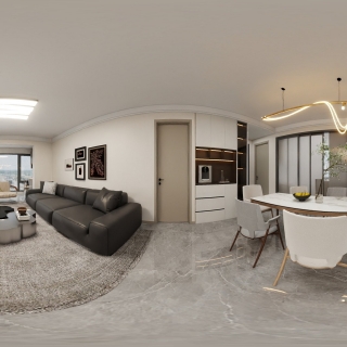 现代简约客餐厅