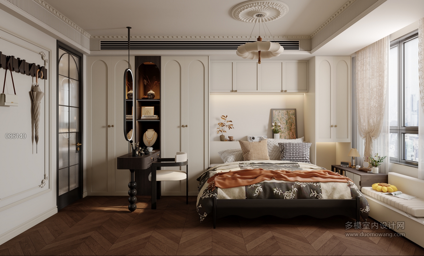 法式复古 主主卧静态