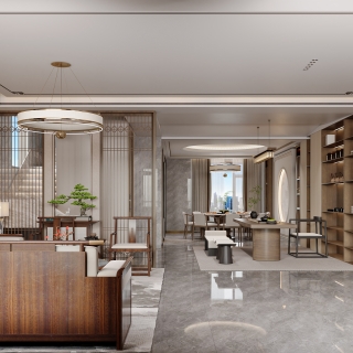 新中式 客餐厅 静态1