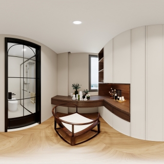 法式复古主卧衣帽间