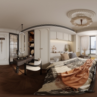 法式复古 主卧 全景