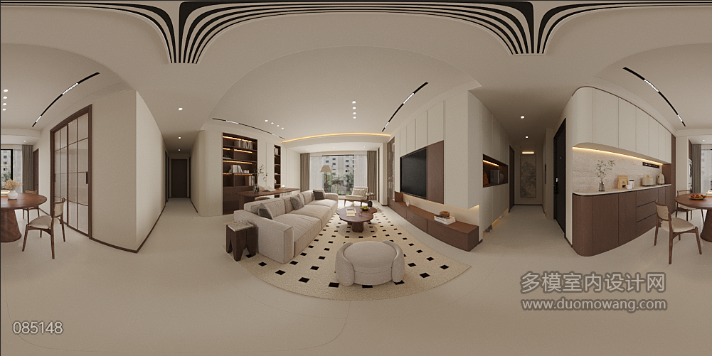 中古风客餐厅全景