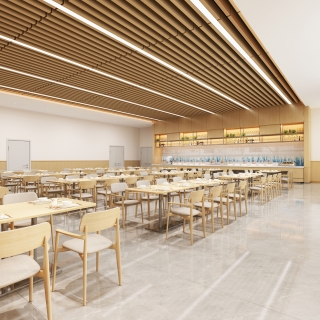现代食堂学员餐厅视角一 (1) (1)