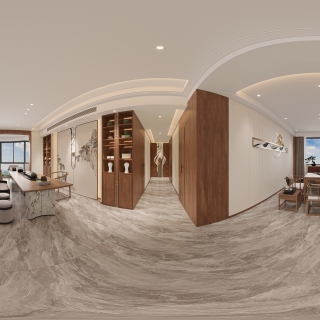 新中式会所全景