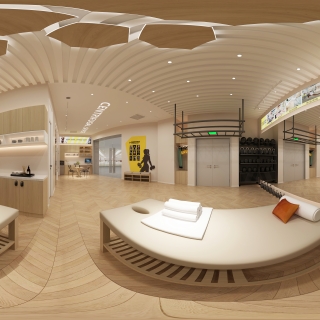 现代健身房拉伸区 (1)