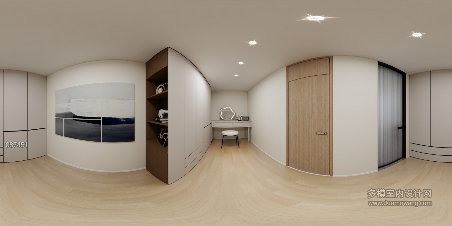 现代简约2F衣帽间