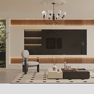 法式电视背景小图