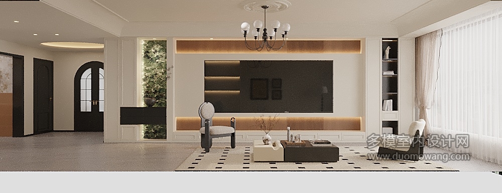 法式电视背景小图