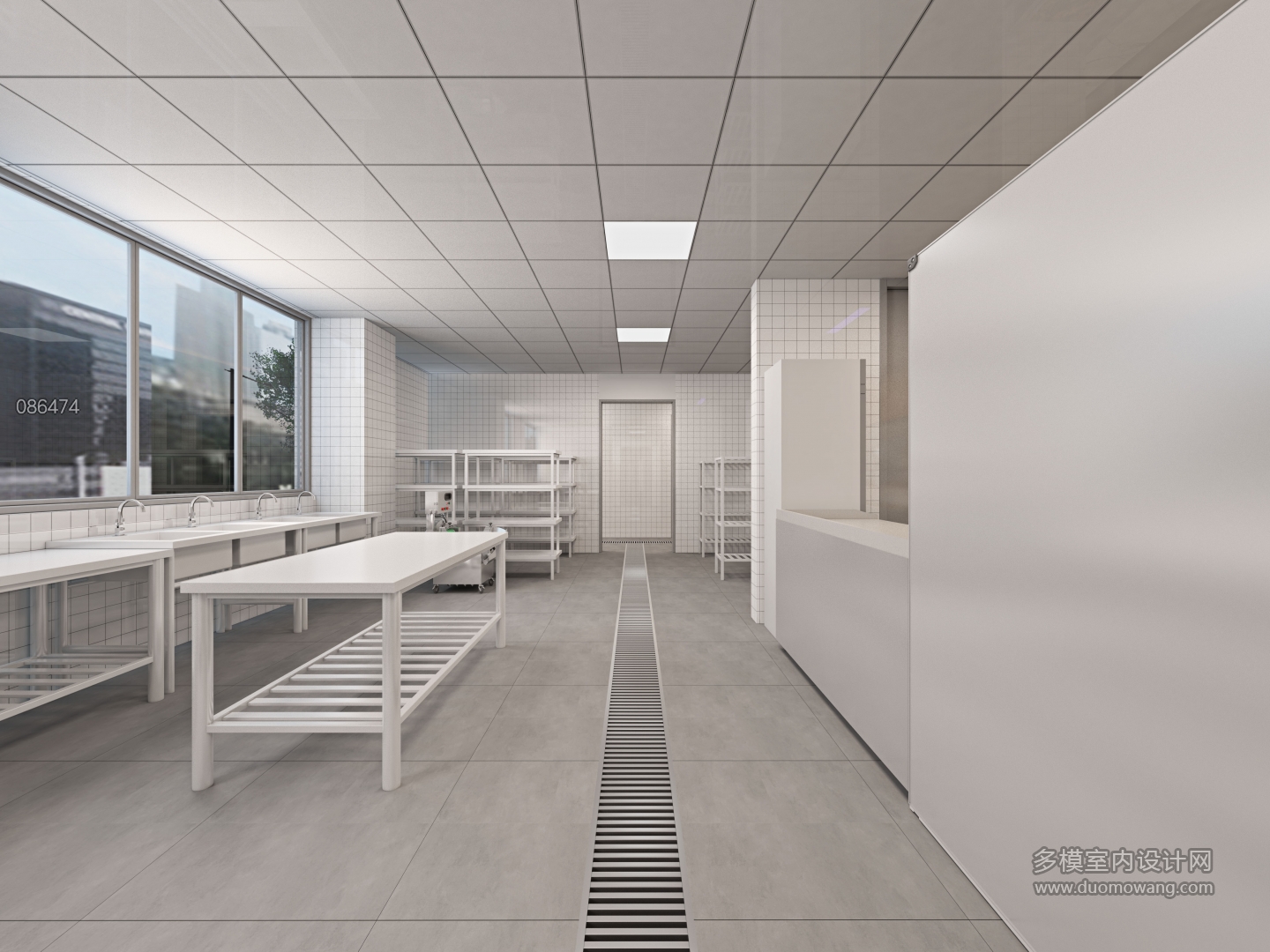 现代 食堂 后厨单张02