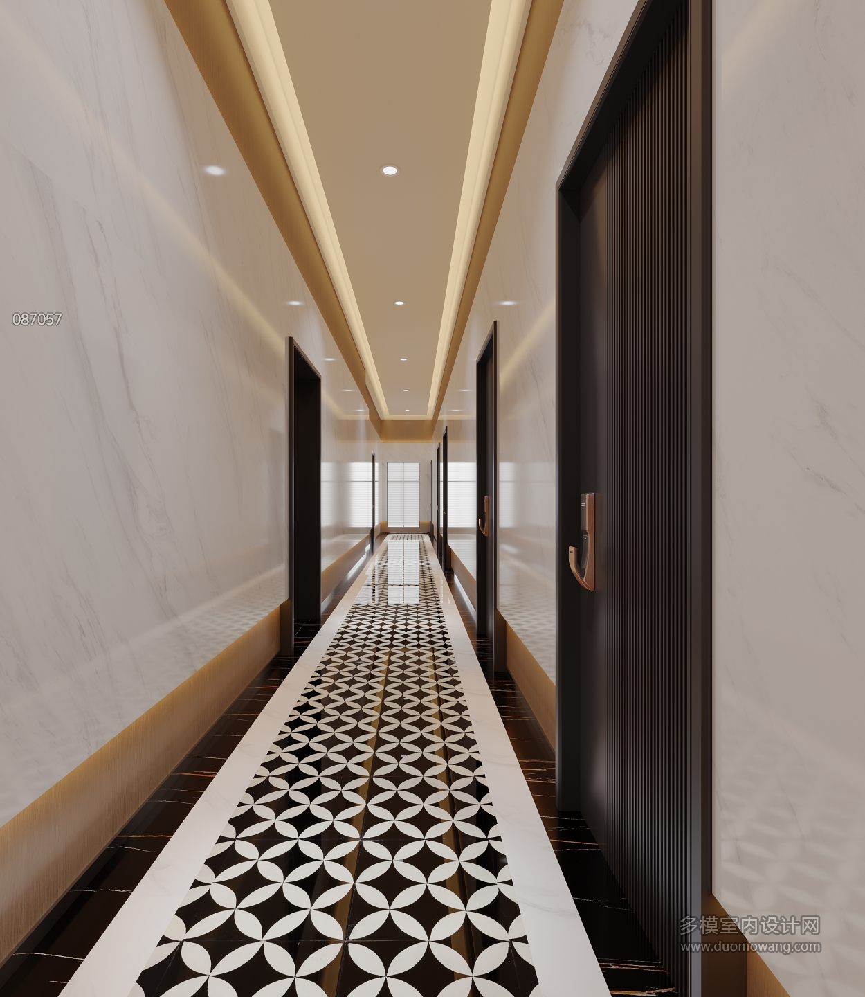 新中式工区走廊