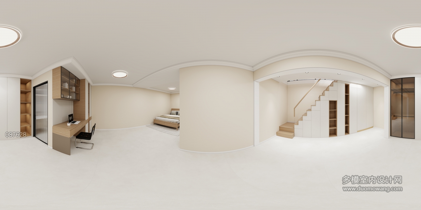 原木负一楼卧室