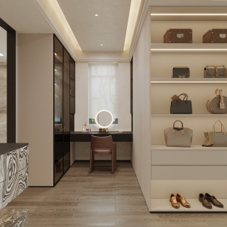 主卧衣帽间静态