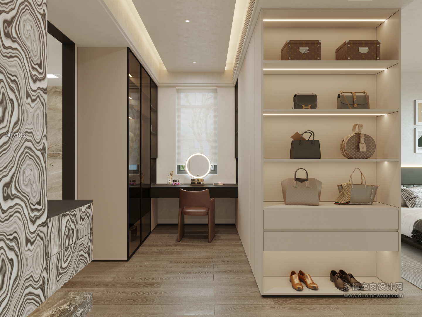 主卧衣帽间静态