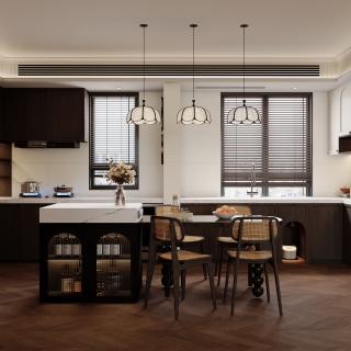 法式复古 厨房 静态