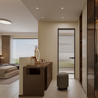 现代中古化妆间单张