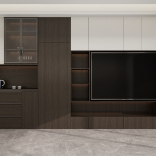 轻奢电视背景墙