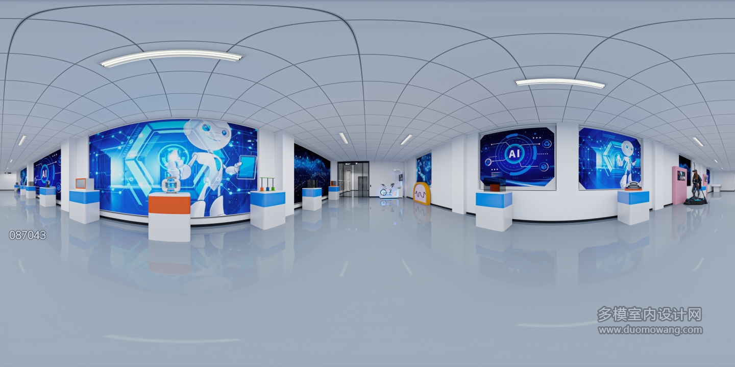 现代展厅全景1