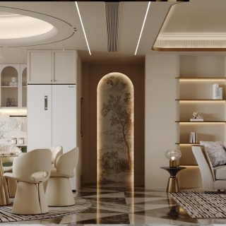 欧式沙发背景墙静态