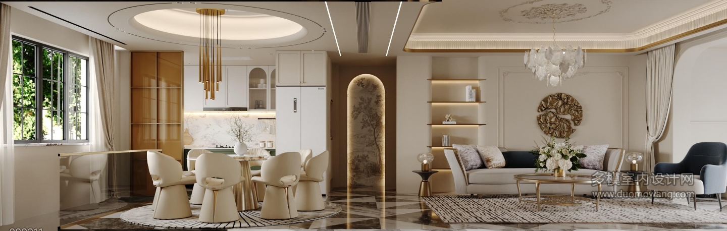 欧式沙发背景墙静态