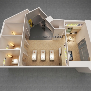 现代健身房鸟瞰1 (1)