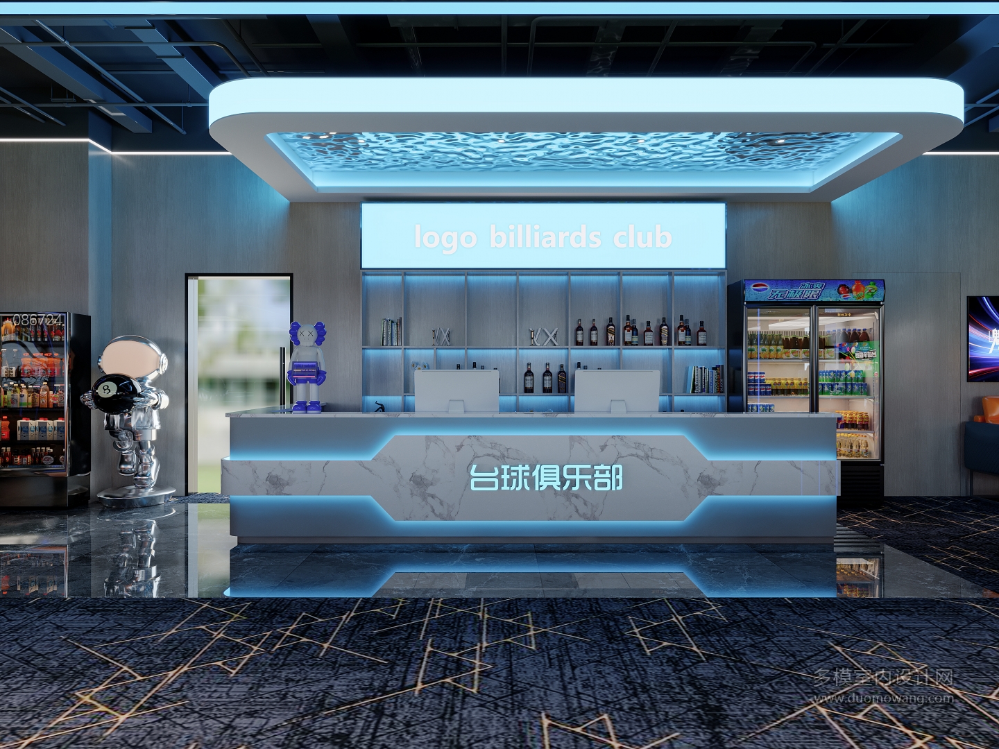 现代台球室1