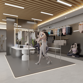 现代服装店