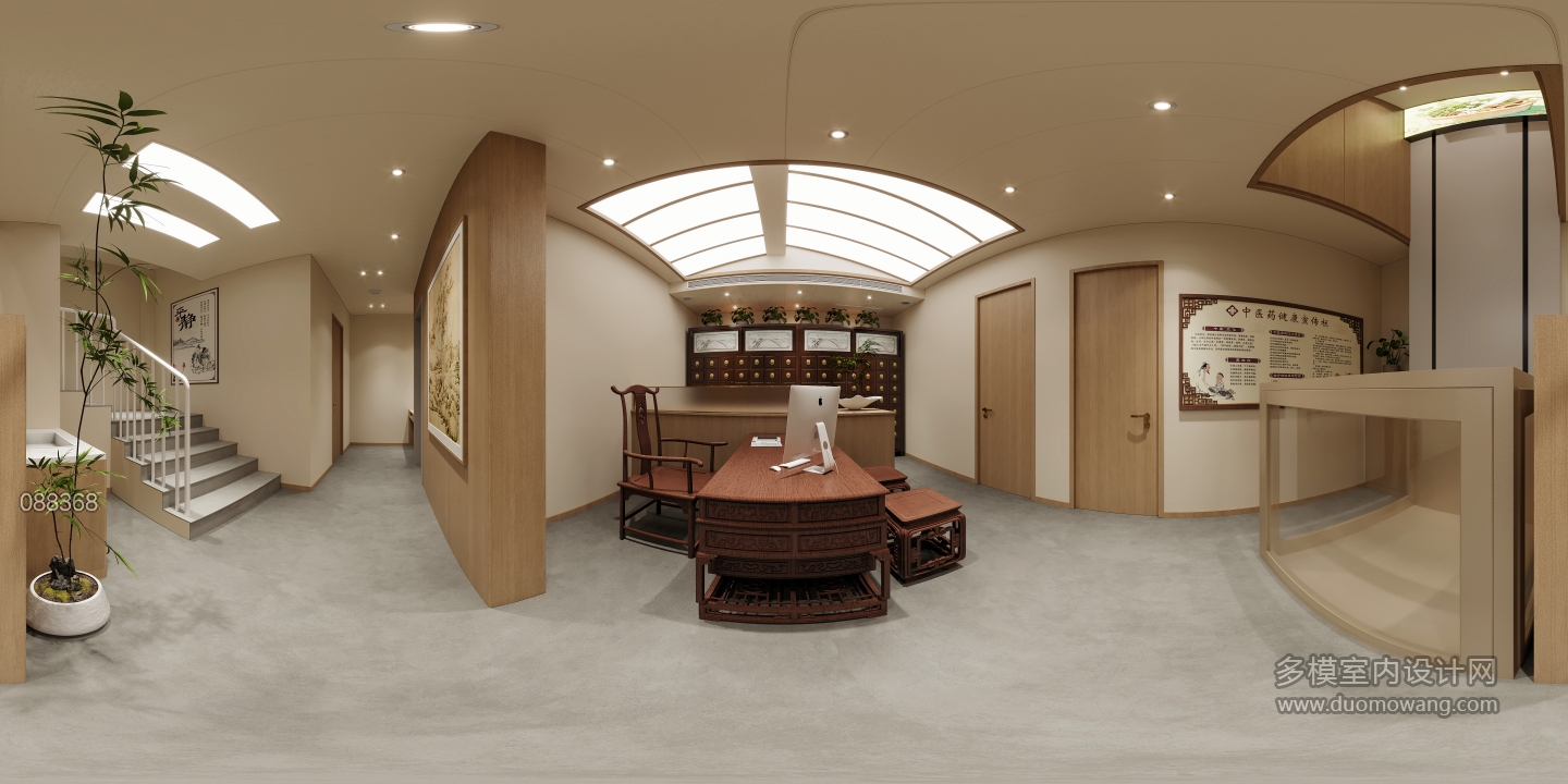 社区医院负一层全景