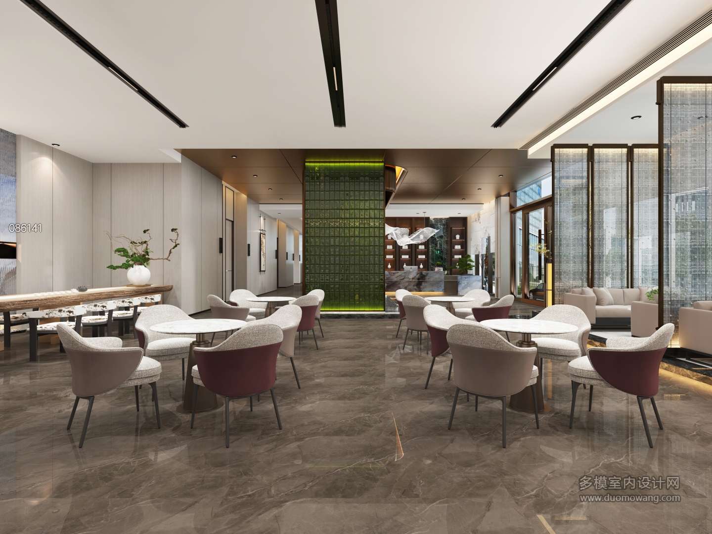 新中式茶坊 大厅-3