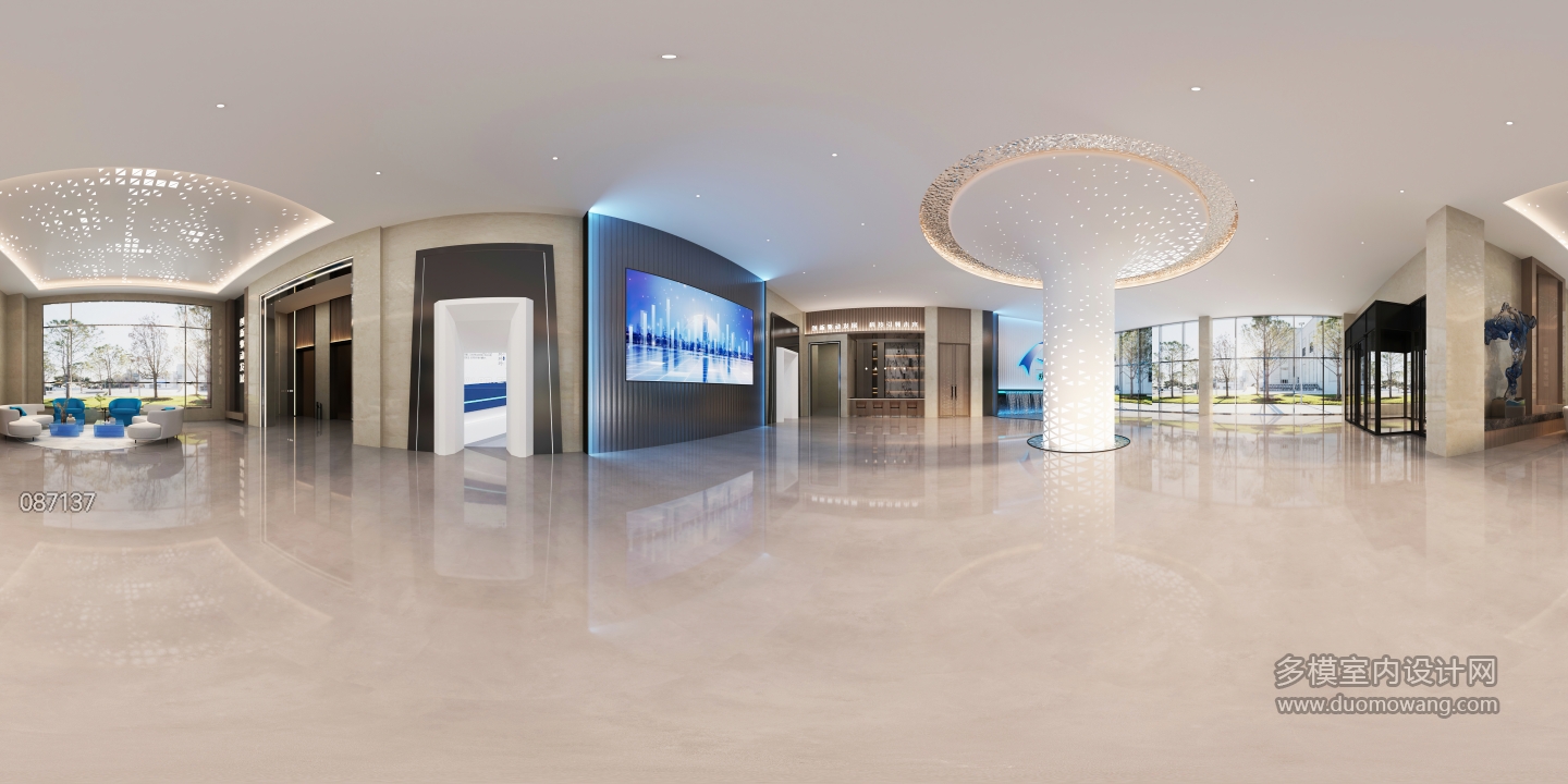 现代办公接待区 (1)