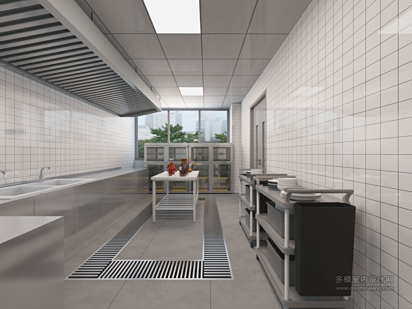 现代 食堂 后厨单张05