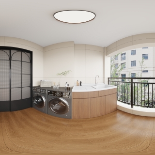 中古生活阳台全景