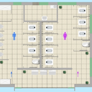 金融街北口公厕彩屏