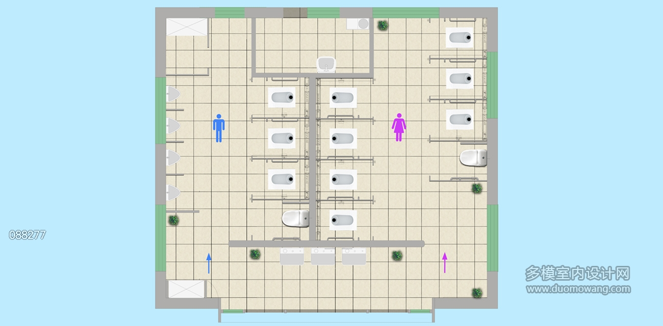 金融街北口公厕彩屏
