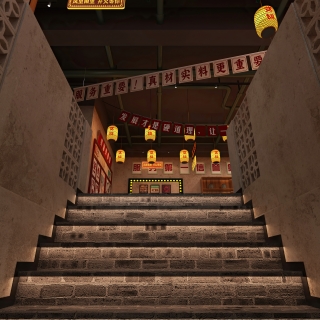 工业风火锅店