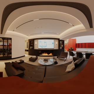 美式负一层客厅 (3)