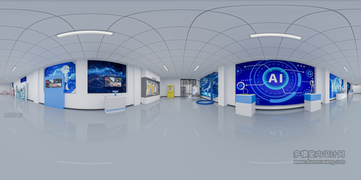 现代展厅全景2