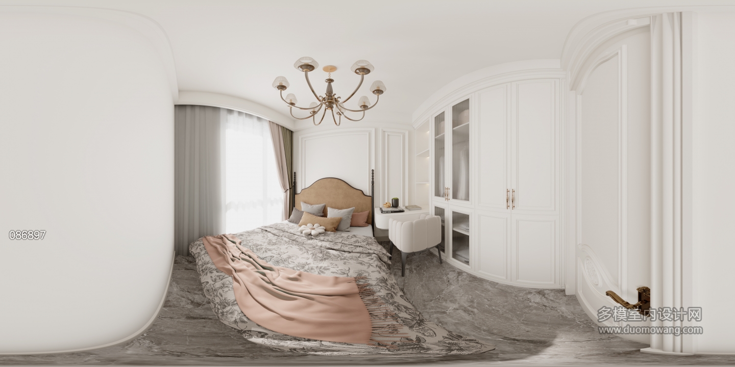 美式次卧全景