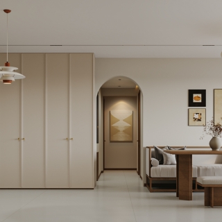 中古风客餐厅特写