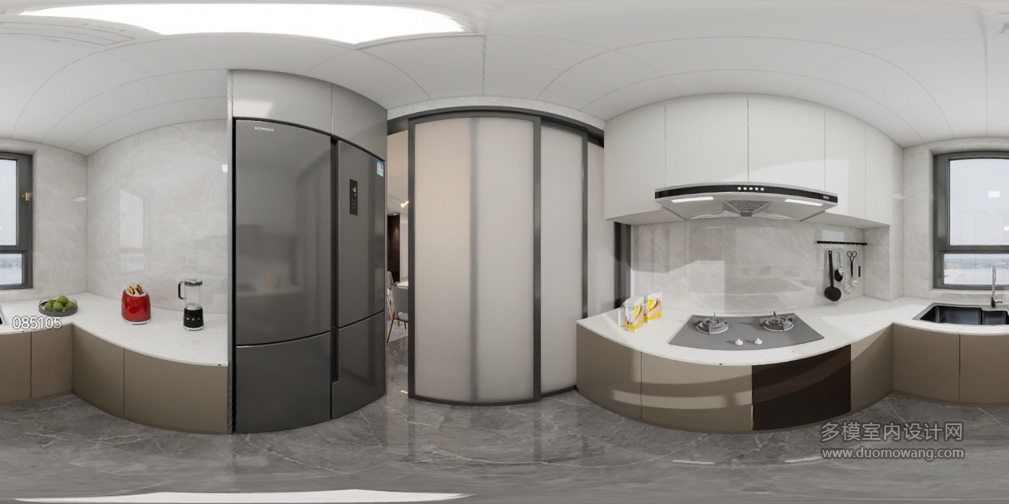 现代简约厨房
