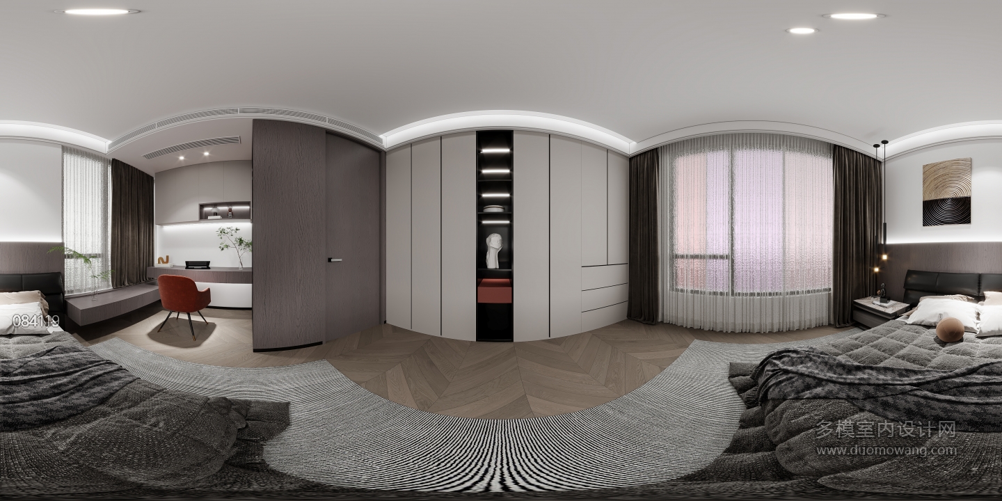 现代2楼次卧全景