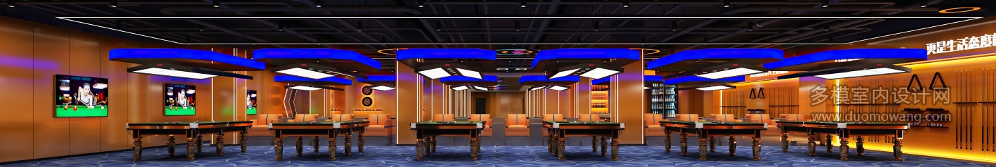 现代台球厅接待区静态 (1)