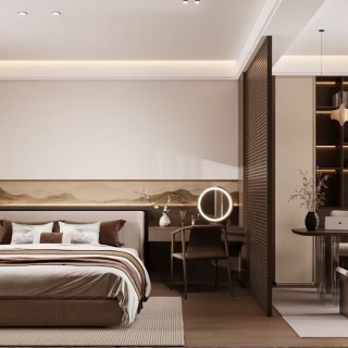 新中式-卧室单张2