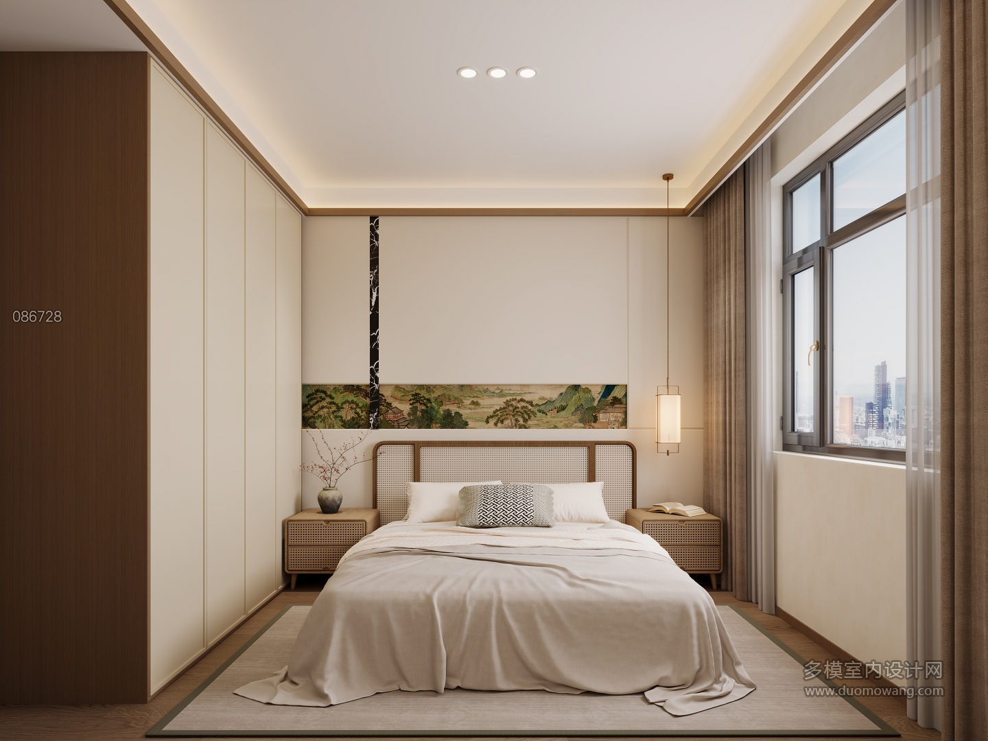 新中式次卧单张