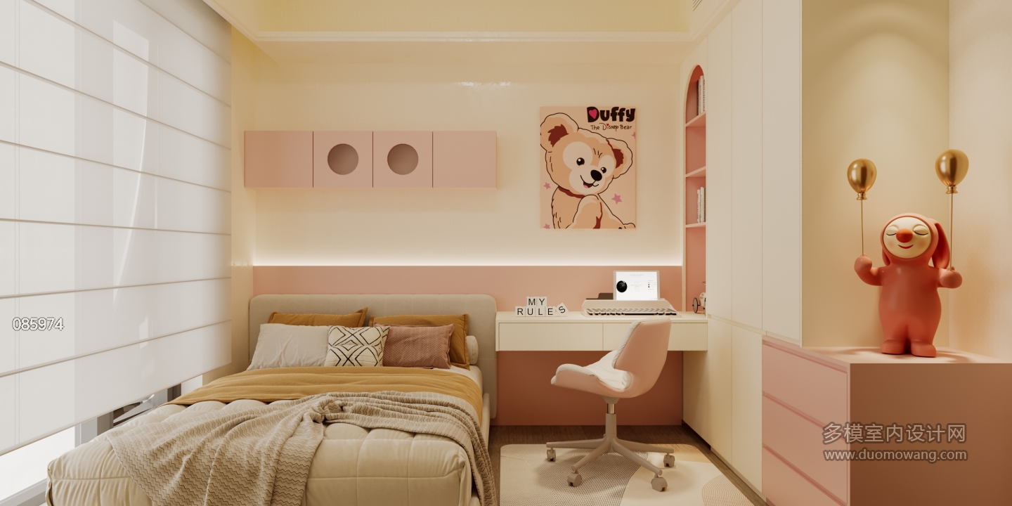 现代女儿房单张